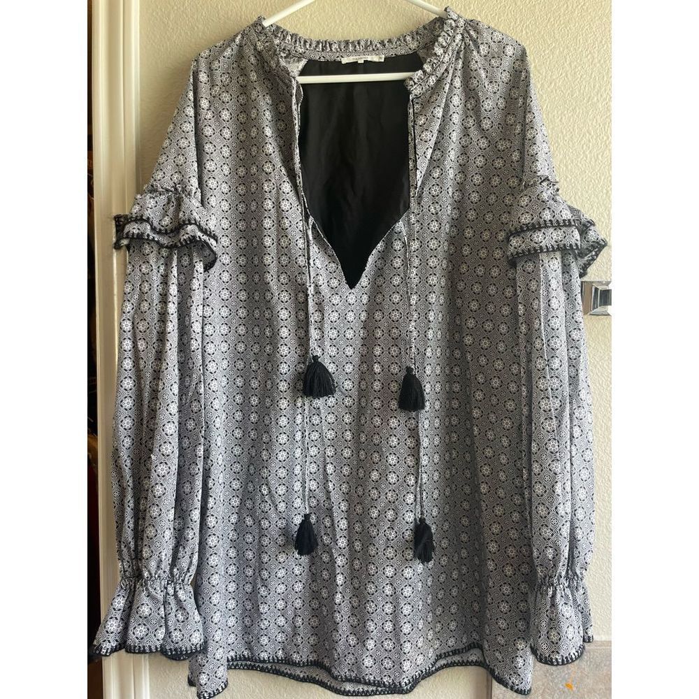 Tularosa large necktie dress long sleeve